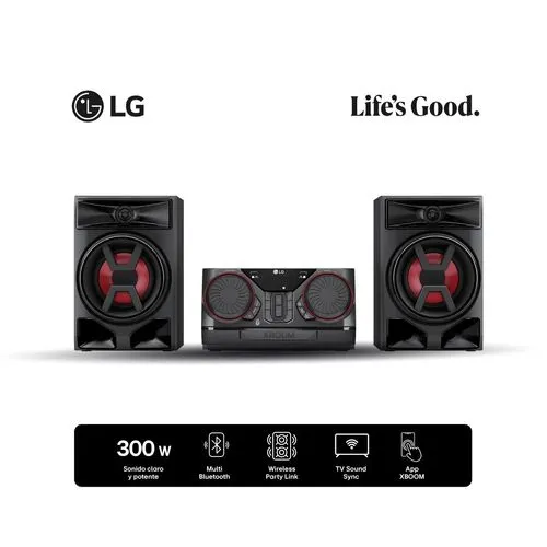 Minicomponente LG Ck43n 3300w Tv Sound Sync Bt