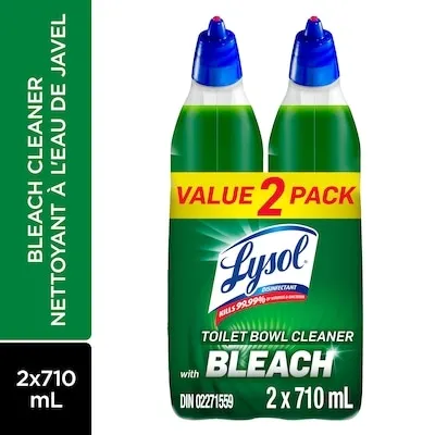 Toilet Bowl Cleaner - Twin Pack Bleach
