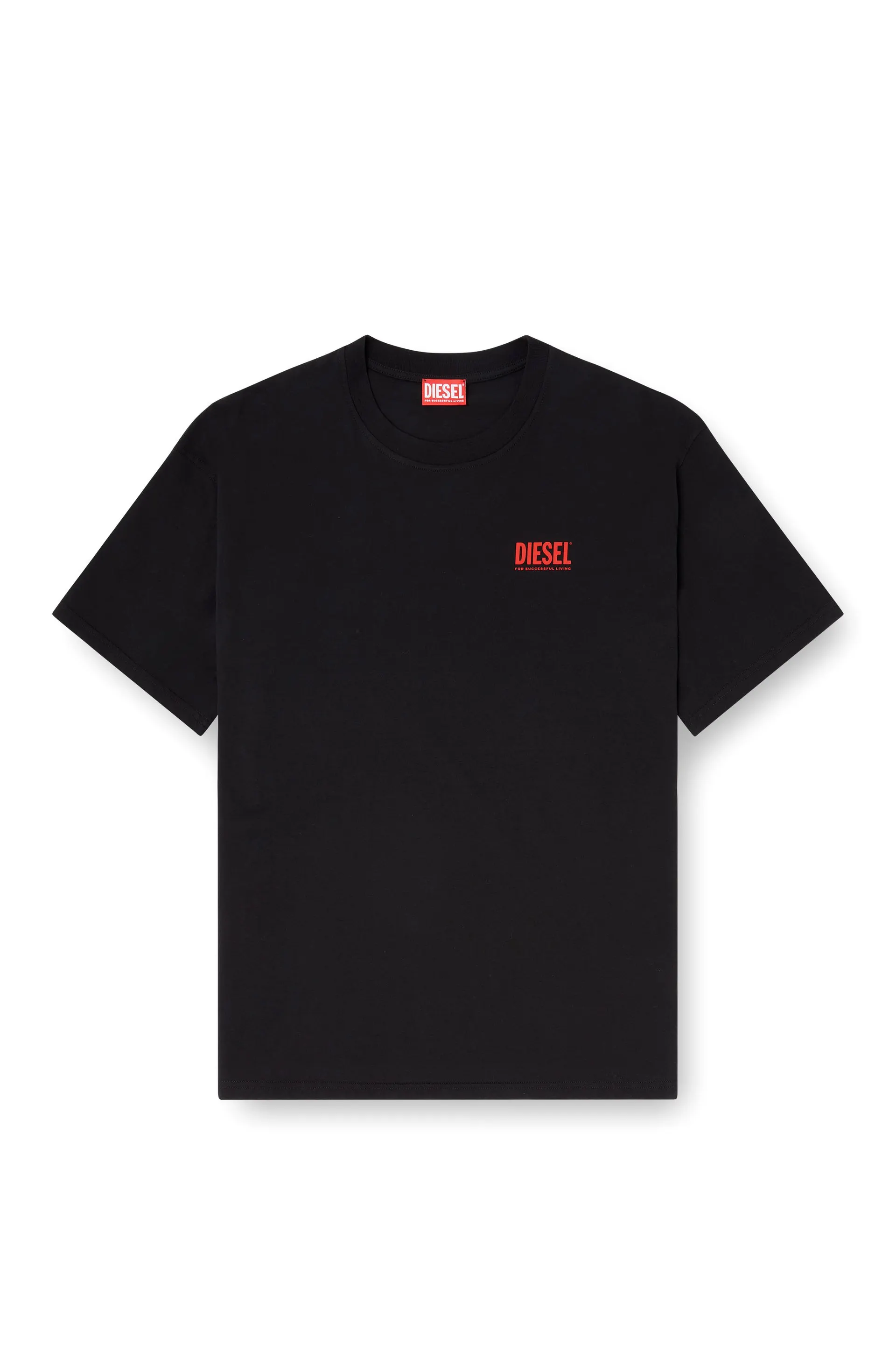 Cotton T-shirt with Diesel Biscotto print