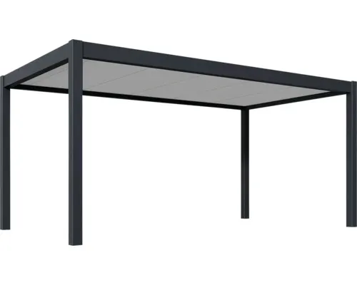 Přístřešek na auto hliníkový PRESTIGE premium RAL 7016 antracit 5,3x3 m