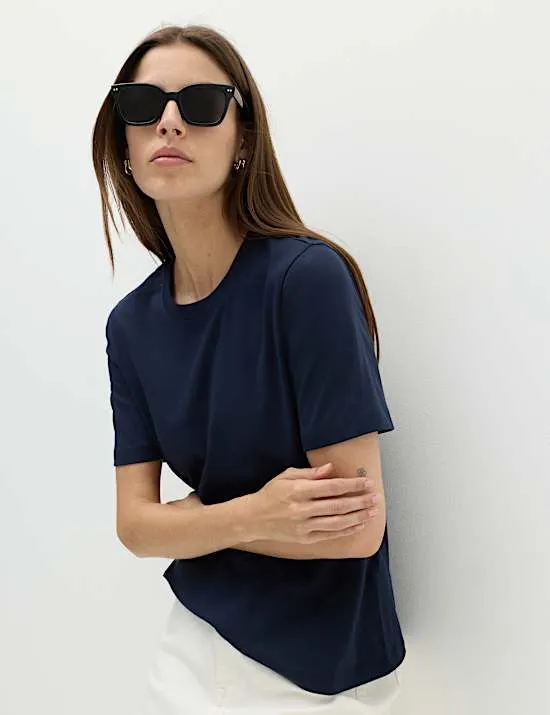 Alltagstaugliches T-Shirt aus reiner Baumwolle