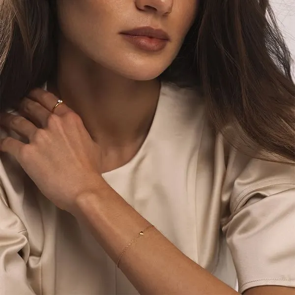 Sweetheart Gold Bracelet Medium