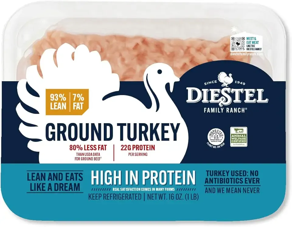 DIESTEL TURKEY RANCH Ground Turkey Breast, 16 OZ