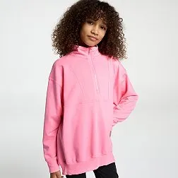 DSG Girls' So Soft 1/2 Zip Top