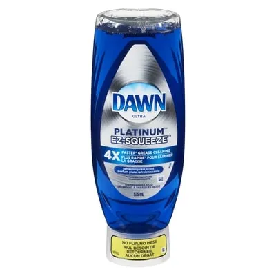 Platinum EZ-Squeeze Dish Soap, Dishwashing Liquid, Refreshing Rain