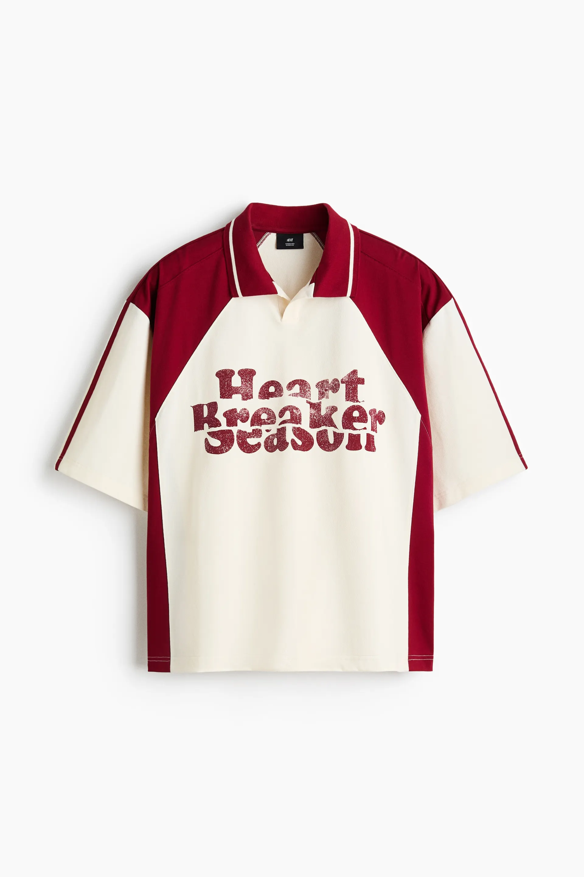 Playera polo Oversized Fit