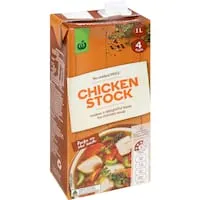 woolworths chicken stock liquid Carton 1L