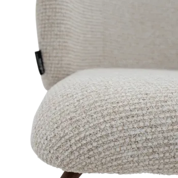 Stoel YENER Almond Silk/Walnut