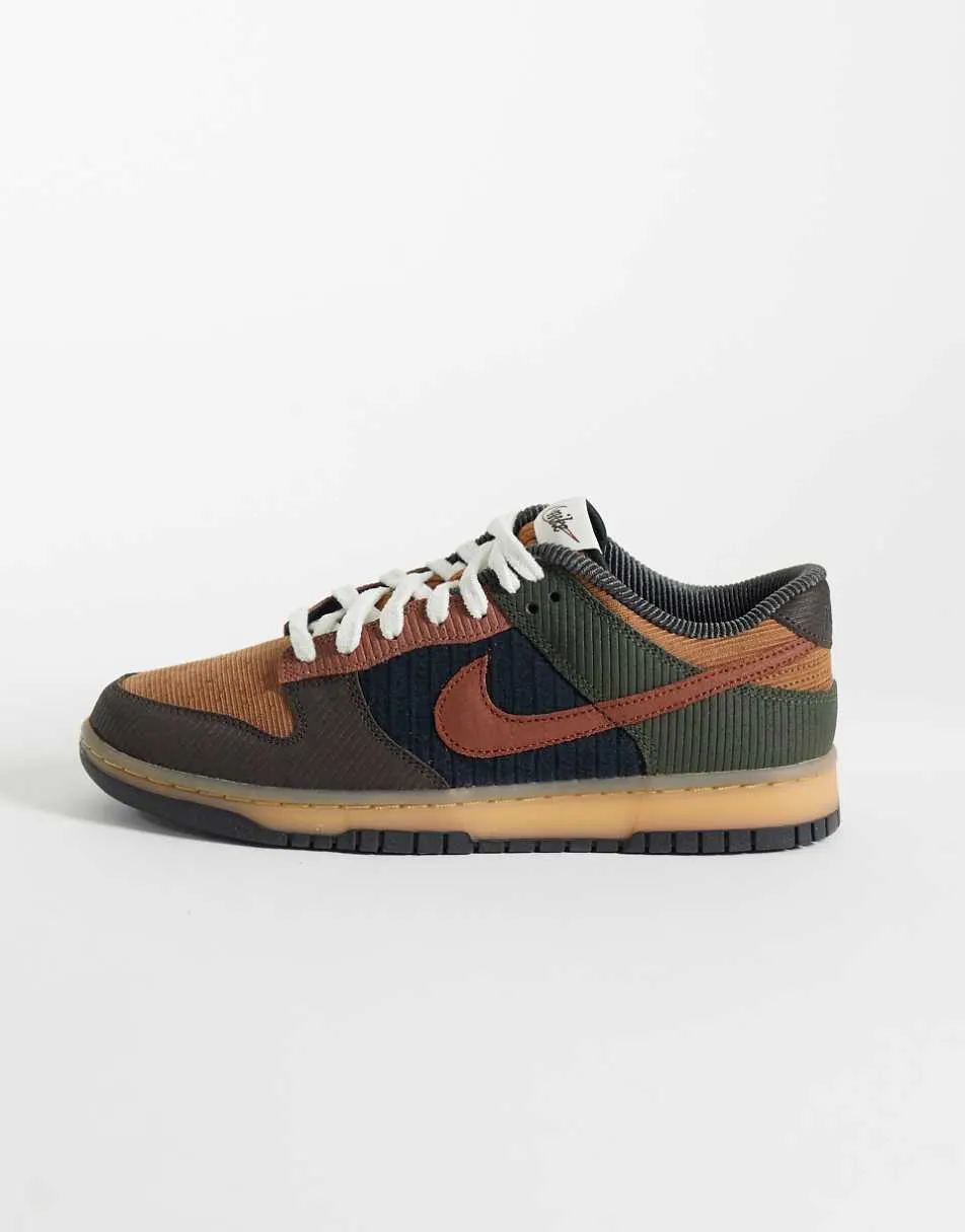 Nike Dunk low Retro PRM trainers in green cord