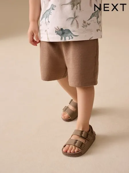 Yellow Textured Shorts (3mths-7yrs)