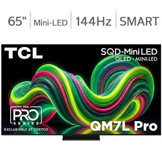 TCL 65" Class - QM7L Pro Series - 4K UHD SQD-Mini LED Smart TV - Allstate 3-Year Protection Plan Bundle Included for 5 Years of Total Coverage*