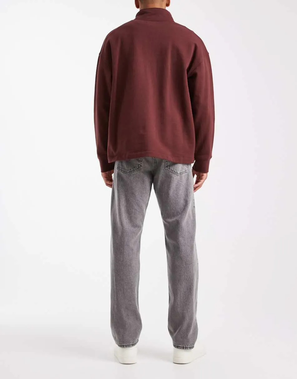 Jack & Jones Chris straight jean in grey