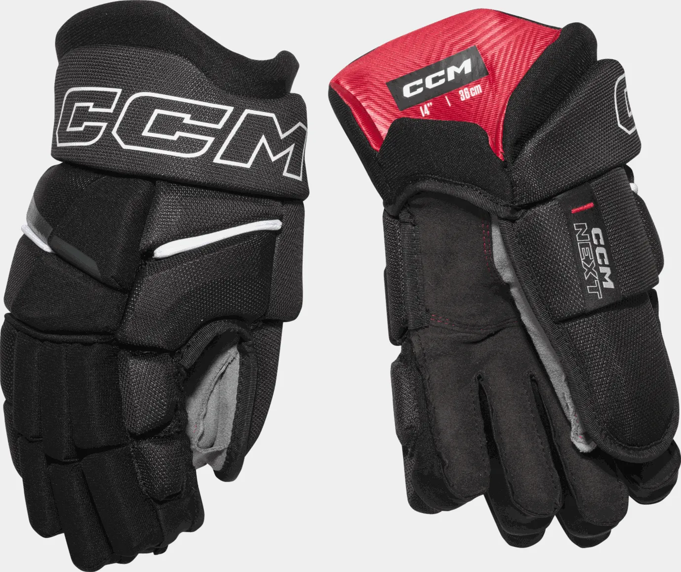 NEXT Gloves 26/27, hockeyhansker, junior - Svart