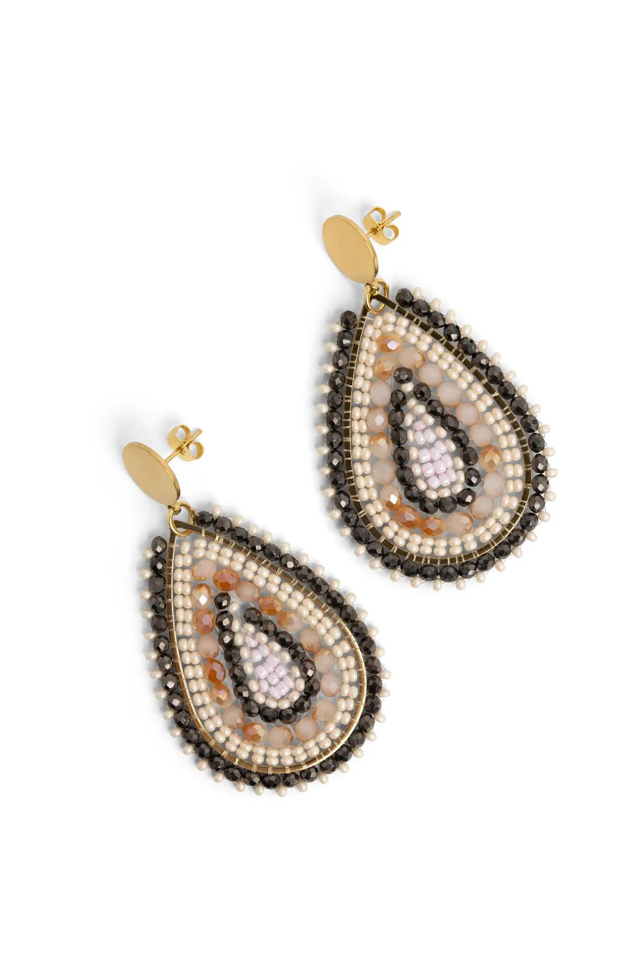 Goudkleurige boho oorbellen