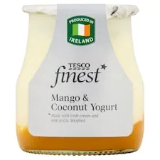 Tesco Finest Mango and Coconut Yogurt 150g