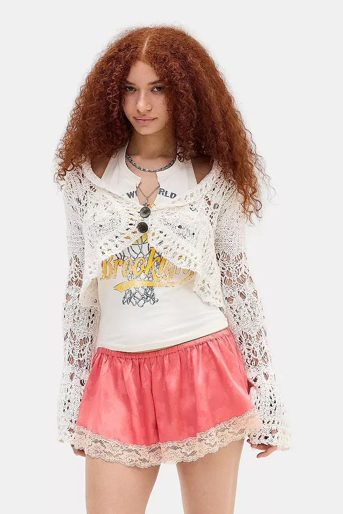 UO BDG Cardigan corto in maglia aperta Palma