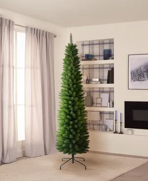 Árbol de Navidad Keva Slim verde de 210 cm de alto