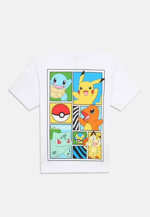 NKMDAMS POKEMON - T-shirts med print - bright white