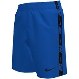 Nike Boys' Logo Tape Brief-Lined 7" Swim Trunks