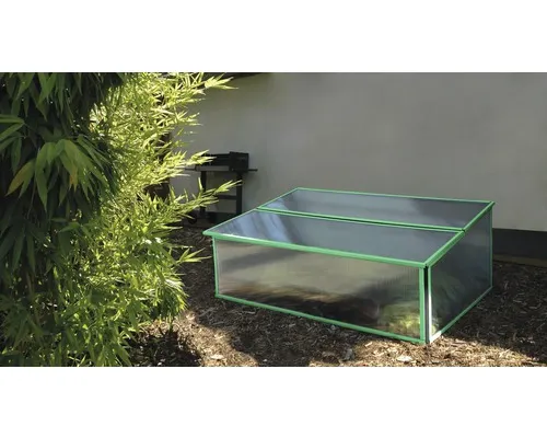 Pařeniště Vitavia Levana polykarbonát 95 x 55 x 28/36 cm světle zelené