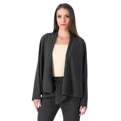 Cardigán Mxstaza Mujer En Cascada Abierto Liso