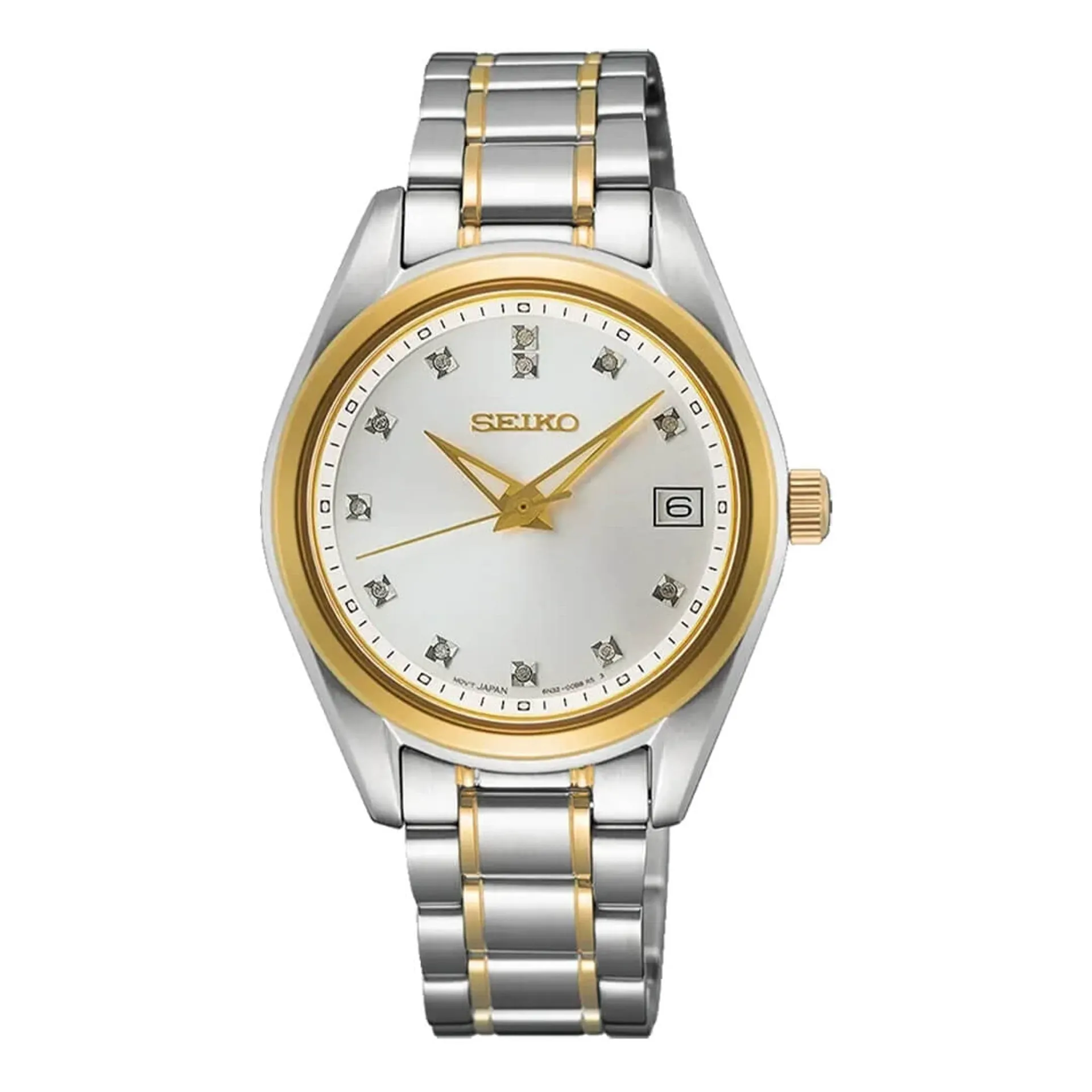 Dameklokke med diamanter 32 mm SUR582P1