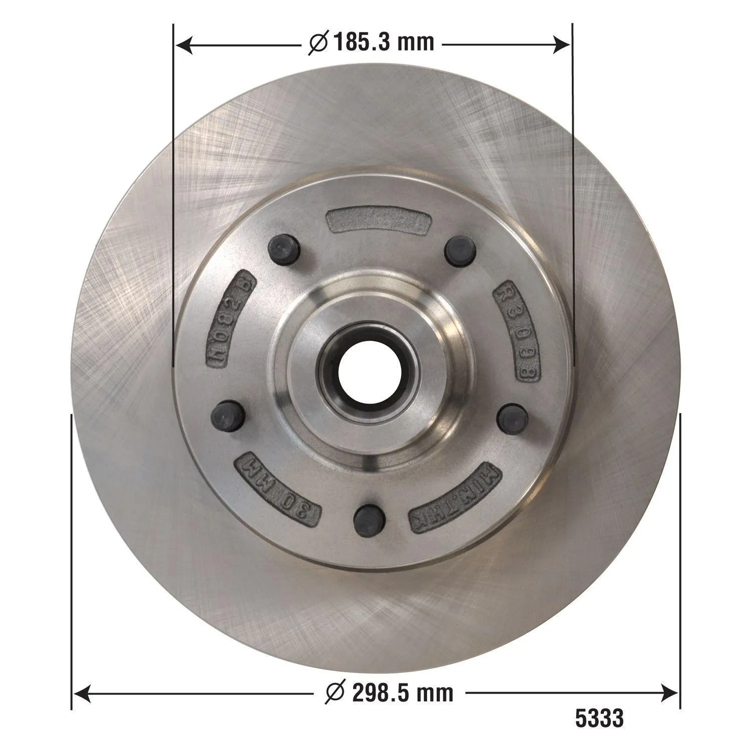 Duralast Disc Brake Rotor and Hub Assembly 5333