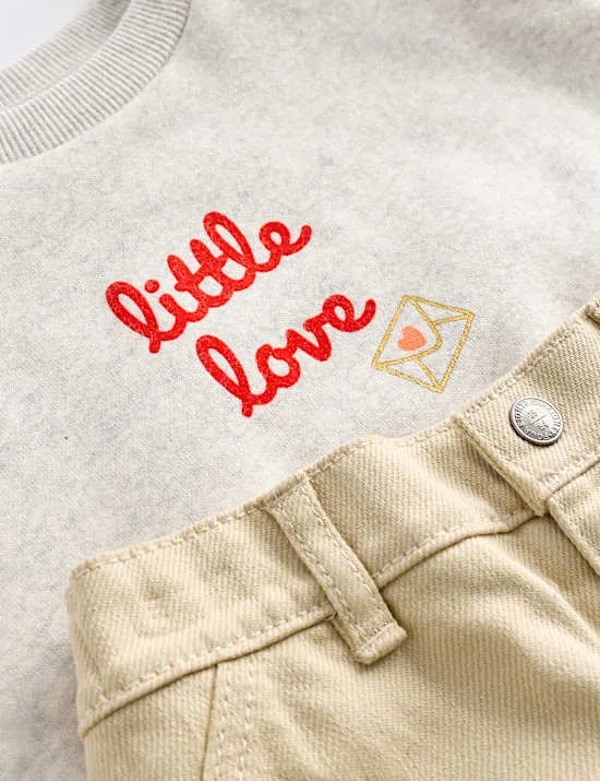 2 Piece Cotton Rich Outfit (0-3 Yrs)