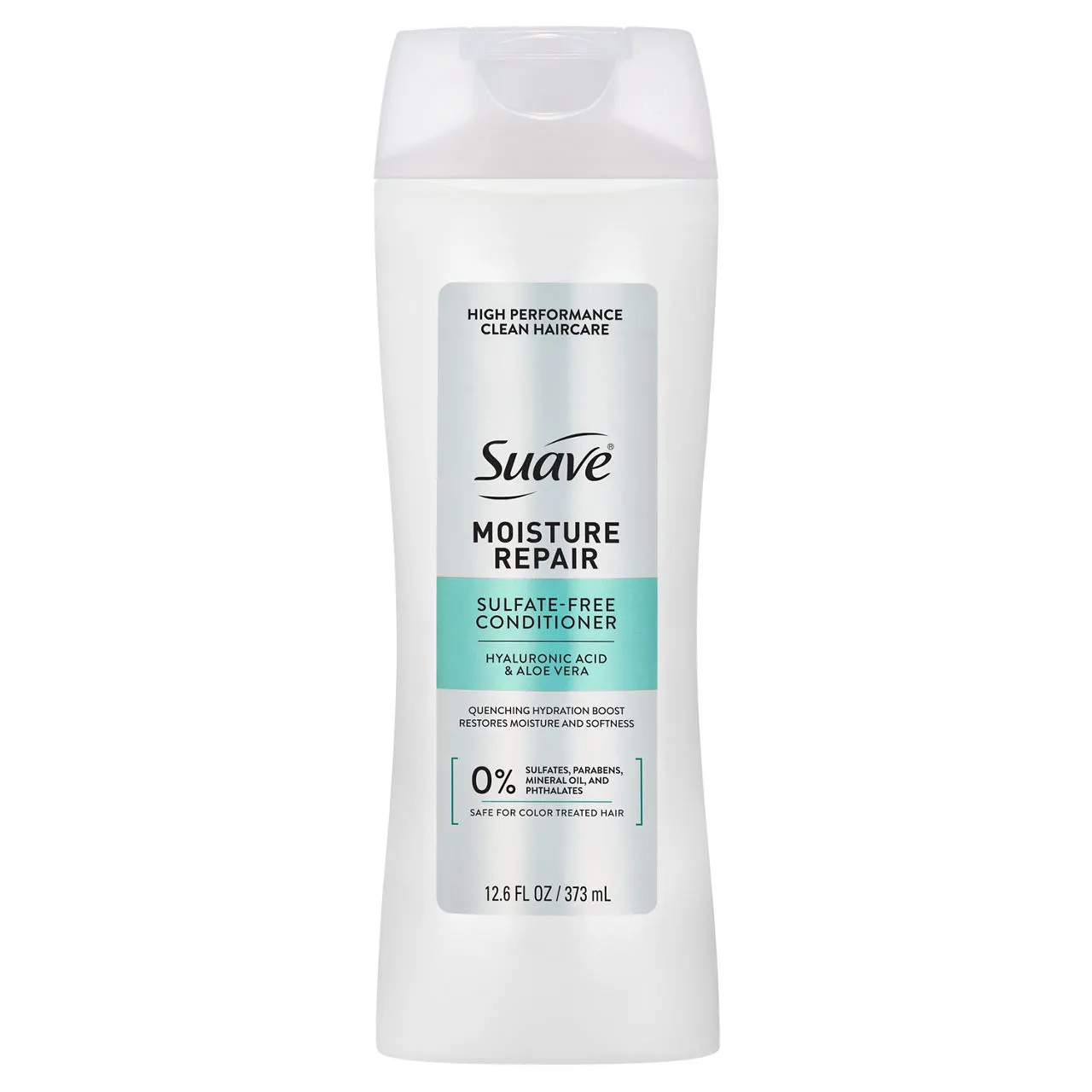 Suave Moisture Repair Sulfate-Free Conditioner with Hyaluronic Acid & Aloe Vera, 12.6 FL OZ