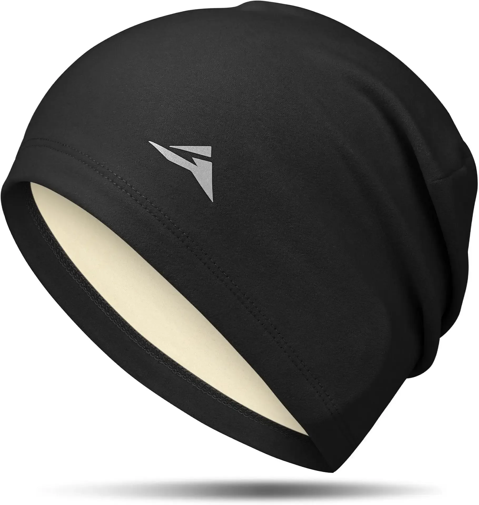 GXCROR Fleece Beanies Winter Hats Skull Cap Cycling Cap Reflective Running Gear Bonnet