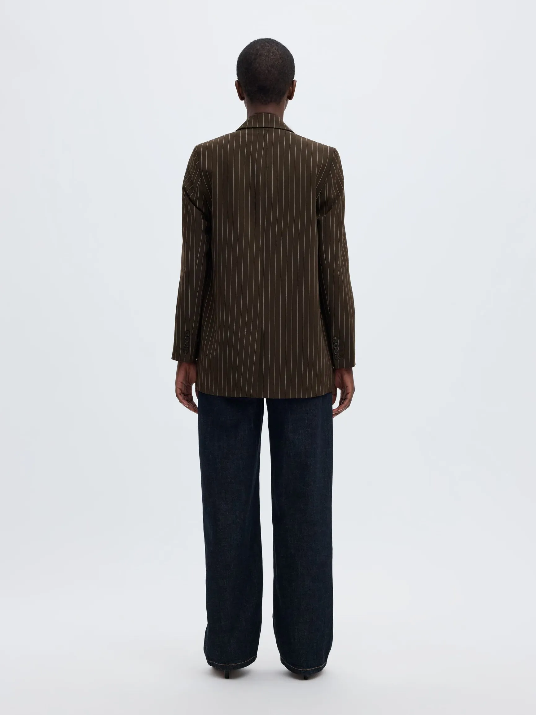 VISKOSEBLANDING OVERSIZED BLAZER