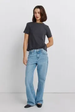 Camiseta manga corta tachas