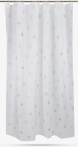Douchegordijn SKOGHALL 180x200cm wit