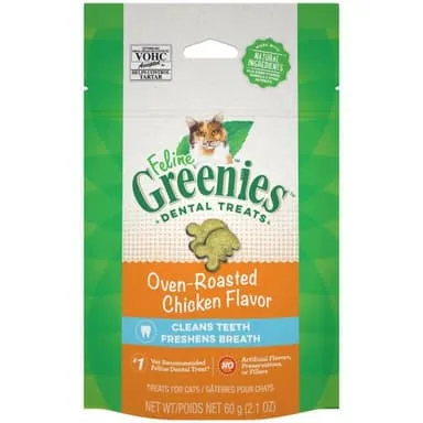 Greenies Oven Roasted Chicken Dental Cat Treats