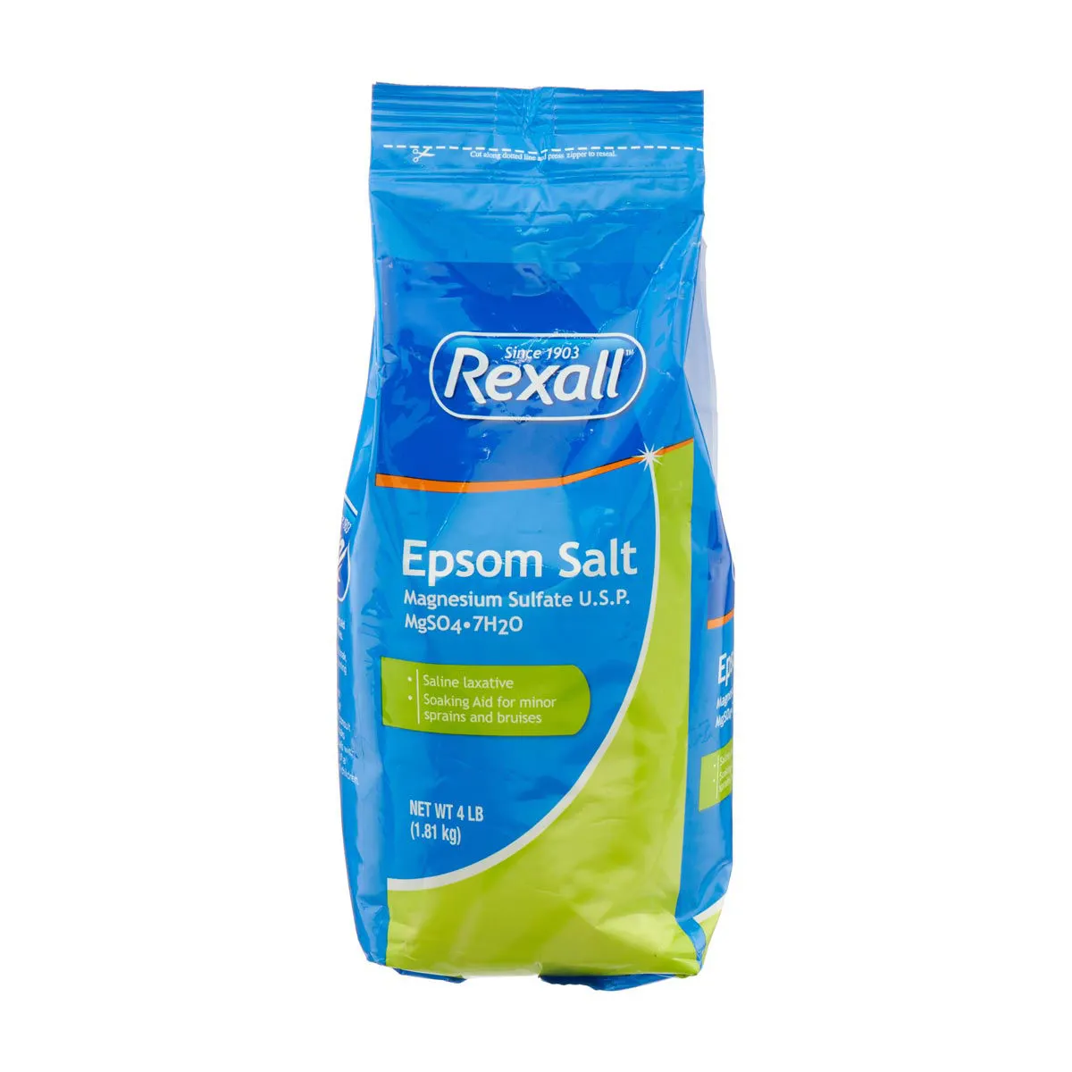 Rexall Epsom Salt, Magnesium Sulfate U.S.P., 4 lb