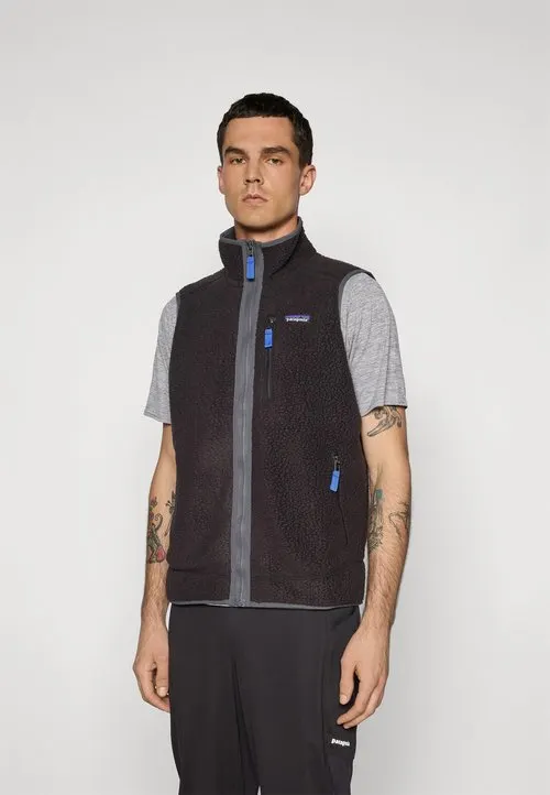 RETRO VEST - Vest - black/forge grey