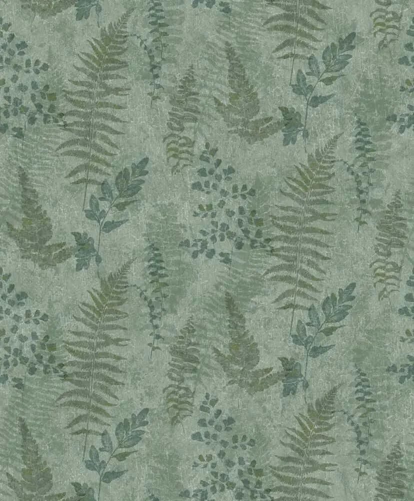 Tapet Scandinavia 10x0,53 m Bregne Grønn Non-woven