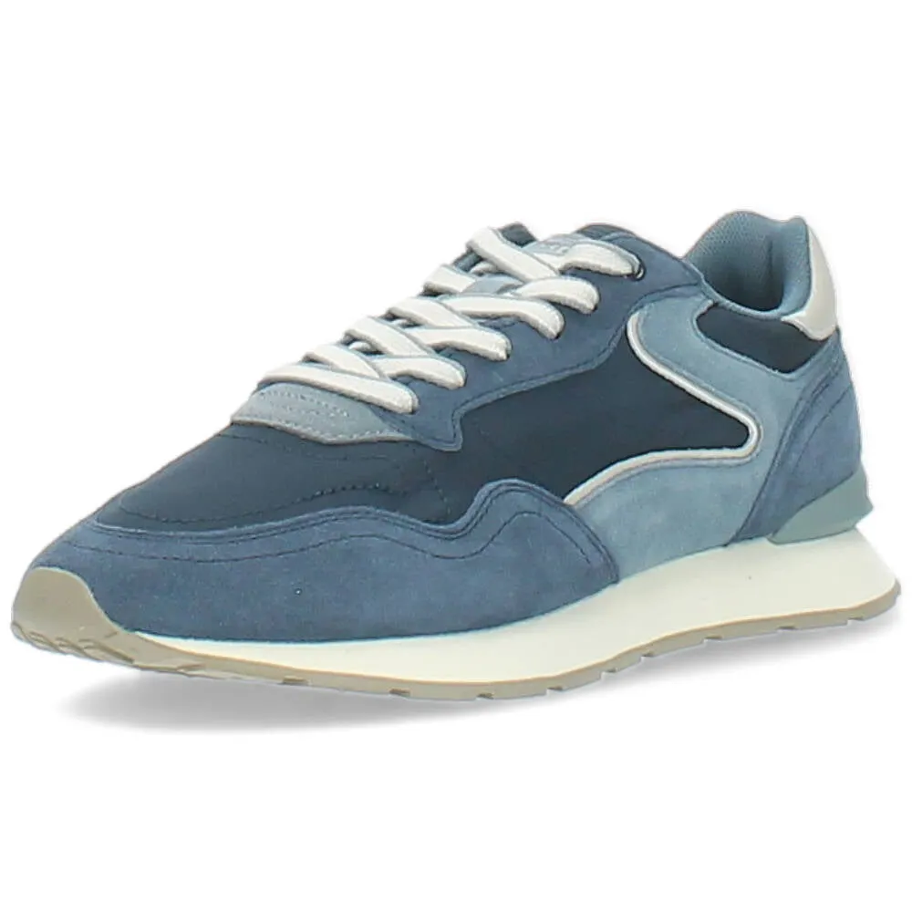 blauwe sneaker