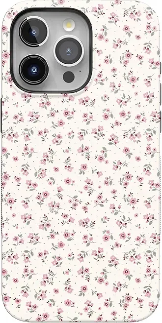 Casely iPhone 15 Pro Case | Cottage Charm | Cottagecore | Bold Protective Design | Compatible with MagSafe
