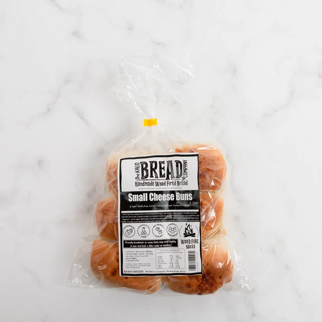 the kaeo bread small cheese rolls 6 pack