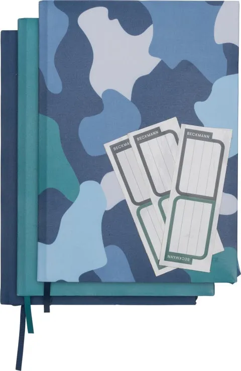 Bokbind elastisk 3pk Color Camo Beckmann