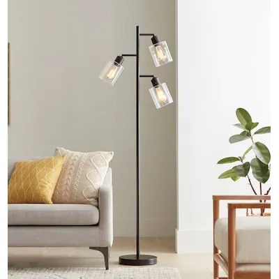 allen + roth 72.5-in Oil Rubbed Bronze Multi-head Floor Lamp