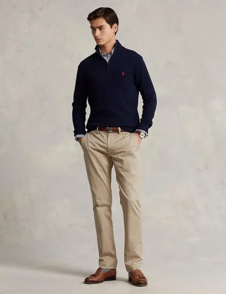 Long Sleeve Quarter Zip Pullover Hunter Navy