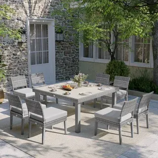 Burlington 9-piece Outdoor Patio Dining Set