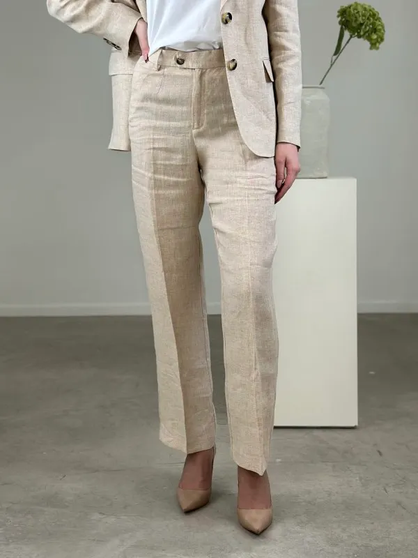 Dori High Trousers Light Camel