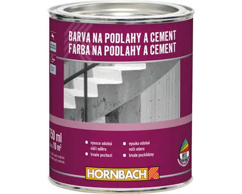Barva na podlahy a cement HORNBACH 0,75 l RAL 7016 antracitová šedá