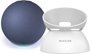 Echo Dot (5th Gen) Deep Sea Blue with Battery Base