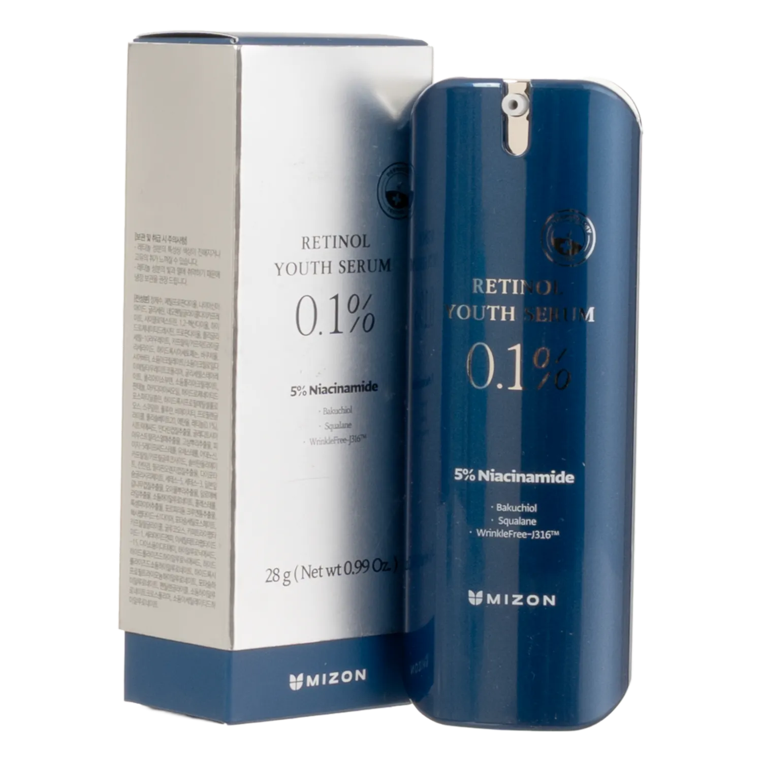 Sérum Facial Rejuvenecedor Con Retinol al 0,1 % MIZON 28 G