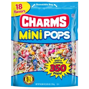 Charms Mini Pops, Assorted Flavors, 350-count