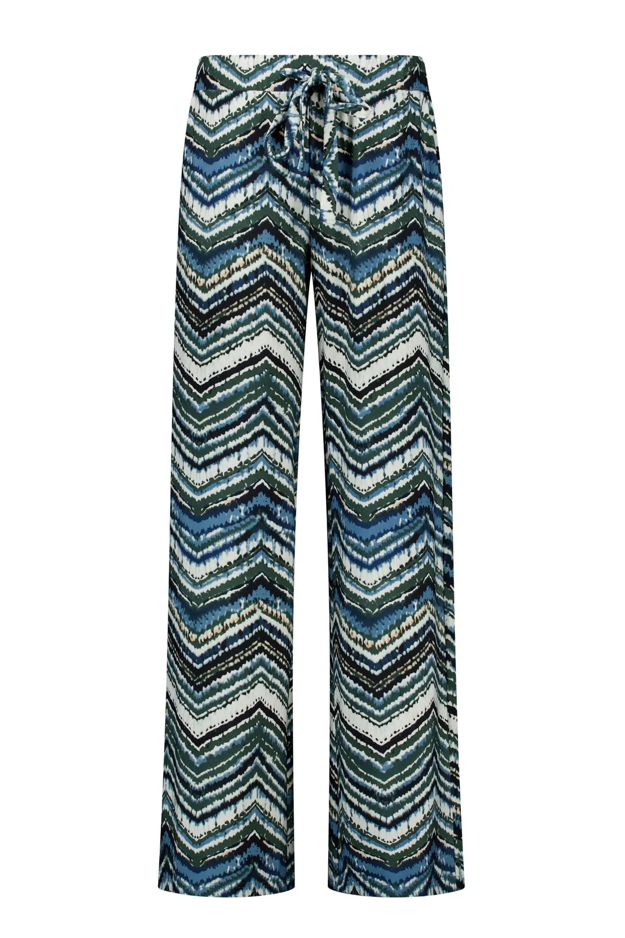 Wide fit broek | Groen | Zigzag